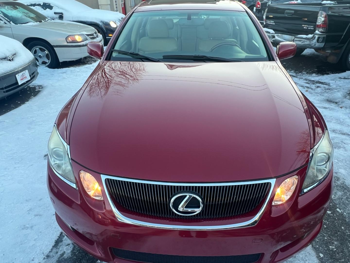 2006 Red /beige Lexus GS GS 300 AWD (JTHCH96S060) with an 3.0L V6 SOHC 24V engine, 6 SPEED AUTOMATIC Overdrive transmission, located at 1018 Brunswick Ave, Trenton, NJ, 08638, (609) 989-0900, 40.240086, -74.748085 - Photo#1